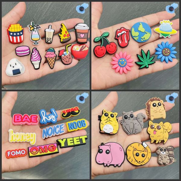 100pcs+ flowers food pizza animals english alphabet pvc shoe charms shoecharm buckles fashion accessories plastic ornaments soft rubber jibi, White;pink
100pcs+ flowers food pizza animals english alphabet pvc shoe charms shoecharm buckles fashion accessories plastic ornaments soft rubber jibi, White;pink