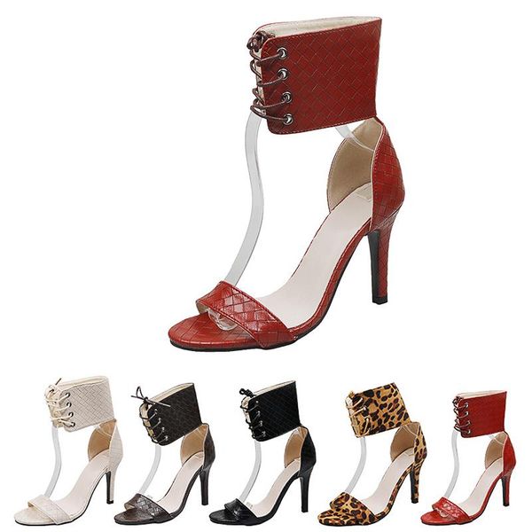fashion 9cm super high heels modern sandals for women girls summer leopard print party open toe thin heel female shoes, Black
fashion 9cm super high heels modern sandals for women girls summer leopard print party open toe thin heel female shoes, Black