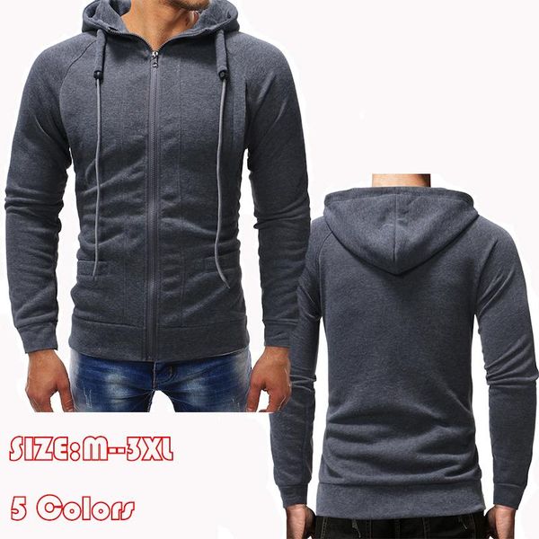 men's hoodies & sweatshirts men winter fleece zipper coat fashion solid hooded jacket hoody casual slim fit sport sweatshirt streetwear, Black
men's hoodies & sweatshirts men winter fleece zipper coat fashion solid hooded jacket hoody casual slim fit sport sweatshirt streetwear, Black