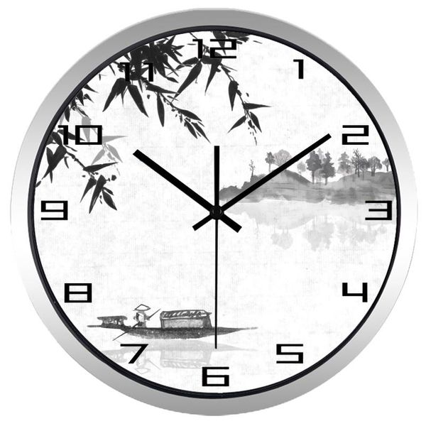 wall clocks china traditional ink painting decoration clock, living room metal silent design clock
wall clocks china traditional ink painting decoration clock, living room metal silent design clock