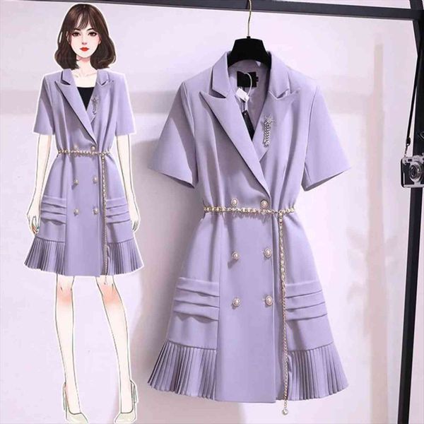 summer plus size short sleeve women dresses blazer work suit purple white elegant for woman, Black;gray
summer plus size short sleeve women dresses blazer work suit purple white elegant for woman, Black;gray