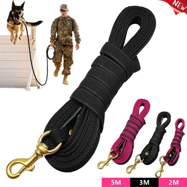 long dog leash nylon non-slip tracking lead for medium large dogs walking training 2m 3m 5m collars & leashes
long dog leash nylon non-slip tracking lead for medium large dogs walking training 2m 3m 5m collars & leashes