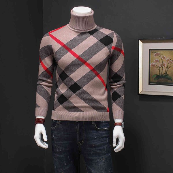 sweaters fashion knit winter men's sweater thickened warm diagonal striped korean high collar t-shirt, White;black
sweaters fashion knit winter men's sweater thickened warm diagonal striped korean high collar t-shirt, White;black