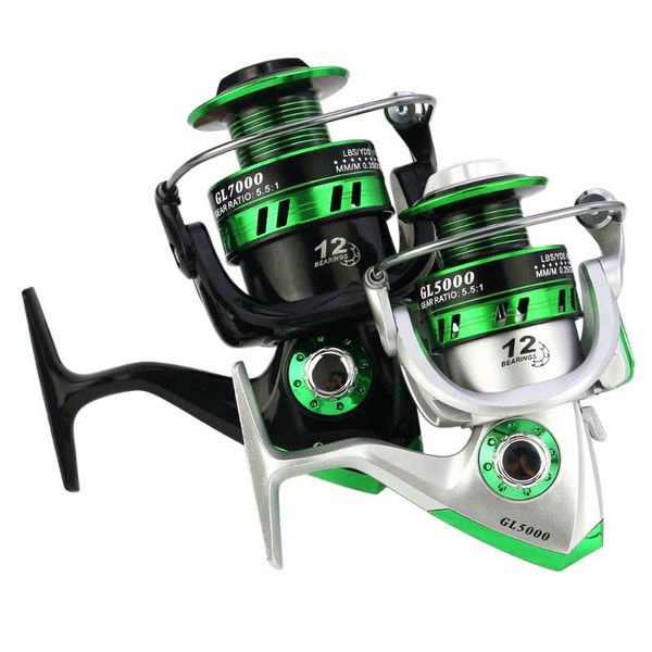 carp spinning fishing reels gl1000 - 7000 fixed spool reel sea rods coil ratio 5.5:1 raft rock wheel tackle accessories baitcasting
carp spinning fishing reels gl1000 - 7000 fixed spool reel sea rods coil ratio 5.5:1 raft rock wheel tackle accessories baitcasting