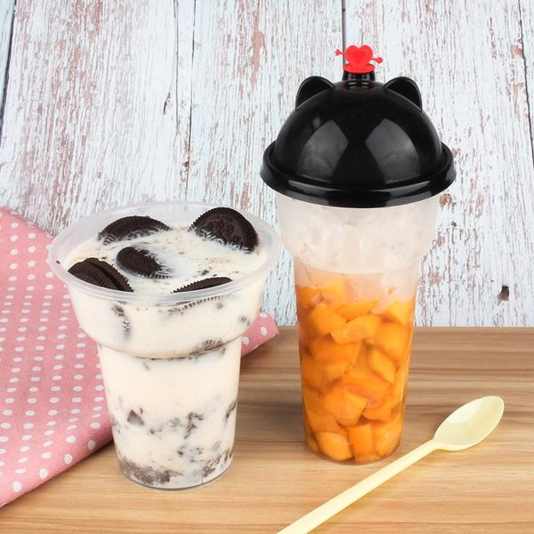 disposable cups & straws 50pcs net red creative ice cream pudding jelly yogurt dessert party 500ml milk tea juice bubble plastic with lids
disposable cups & straws 50pcs net red creative ice cream pudding jelly yogurt dessert party 500ml milk tea juice bubble plastic with lids