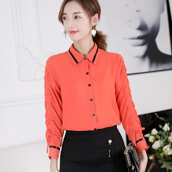 autumn 2021 korean women white shirt long sleeve lace up clothes streetwear slim chiffon blouse elegant ladies women's blouses & shirt
autumn 2021 korean women white shirt long sleeve lace up clothes streetwear slim chiffon blouse elegant ladies women's blouses & shirt