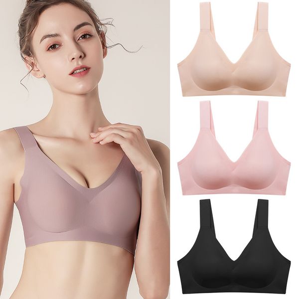 thai latex underwear, women sports vest, friendly and comfortable, no steel ring adjustable thin one piece bra, Black;white
thai latex underwear, women sports vest, friendly and comfortable, no steel ring adjustable thin one piece bra, Black;white