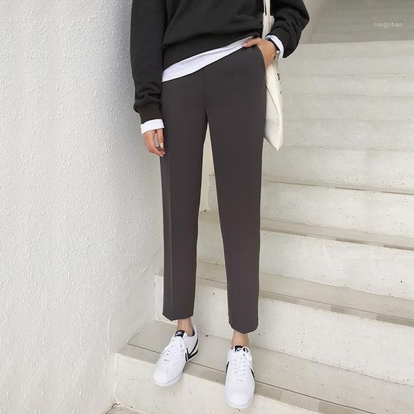 men's pants haren 2021 fund chic suit leisure time woman easy nine part directly cuffless trousers smoke tube overalls you, Black
men's pants haren 2021 fund chic suit leisure time woman easy nine part directly cuffless trousers smoke tube overalls you, Black