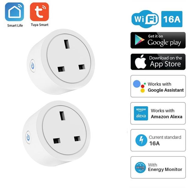 smart power plugs tuya wifi eu plug 16a 90-250v adapter wireless remote voice control monitor timer socket for google home alexa
smart power plugs tuya wifi eu plug 16a 90-250v adapter wireless remote voice control monitor timer socket for google home alexa