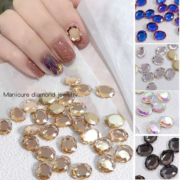 nail art decorations 20pcs oval 3d trendy fingernail glass rhinestone stone glitter manicure diamond press on tips jewelry accessories 6*8mm, Silver;gold
nail art decorations 20pcs oval 3d trendy fingernail glass rhinestone stone glitter manicure diamond press on tips jewelry accessories 6*8mm, Silver;gold