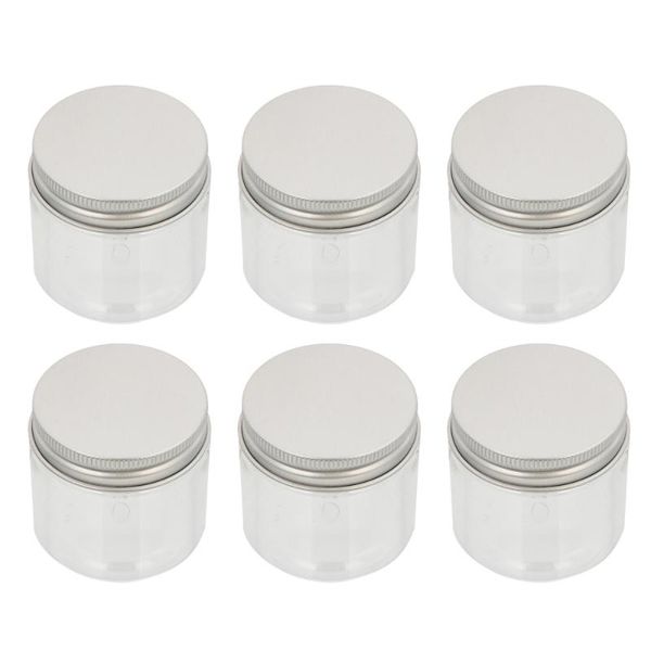 storage bottles & jars 6pcs 50g clear box container with lid for liquid cosmetic cream
storage bottles & jars 6pcs 50g clear box container with lid for liquid cosmetic cream