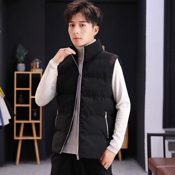 men's vests men waistcoat zipper pographer vest jacket sleeveless autumn casual coat male soft fashion down, Black;white
men's vests men waistcoat zipper pographer vest jacket sleeveless autumn casual coat male soft fashion down, Black;white
