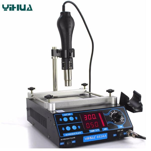professional heat guns air soldering station lcd adjustable electronic gun pcb preheat and ir preheating bga rework yihua 853aa
professional heat guns air soldering station lcd adjustable electronic gun pcb preheat and ir preheating bga rework yihua 853aa