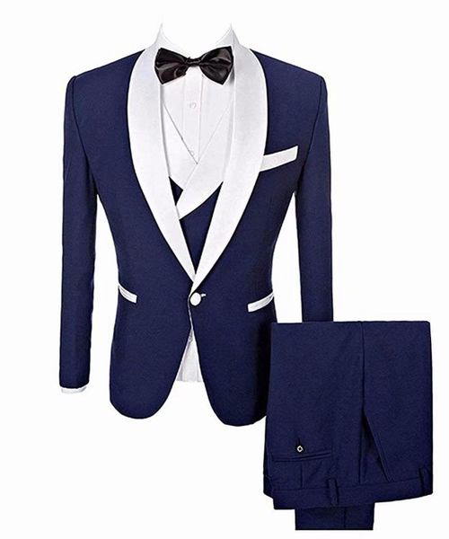 men's suits & blazers bespoke real po 3 piece casual suit groom tuxedos groomsmen wedding blazer for men constume homme mariage, White;black
men's suits & blazers bespoke real po 3 piece casual suit groom tuxedos groomsmen wedding blazer for men constume homme mariage, White;black