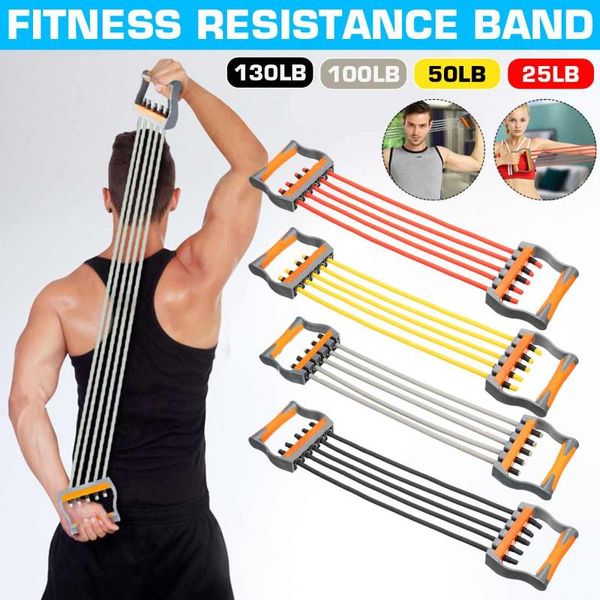 130/100/50/25 lbs fitness resistance band for physical training rope exerciese tube elastic exercise bands
130/100/50/25 lbs fitness resistance band for physical training rope exerciese tube elastic exercise bands