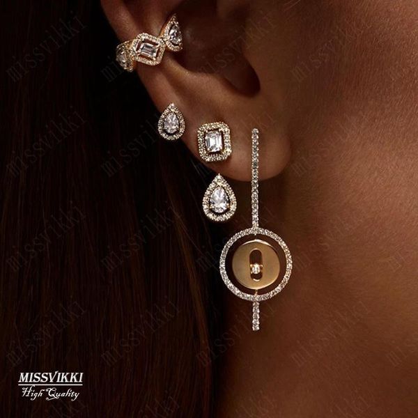 dangle & chandelier missvikki 2021 trendy round shape pendant earrings fine jewelry for women wedding girl daily fashion high quality, Silver
dangle & chandelier missvikki 2021 trendy round shape pendant earrings fine jewelry for women wedding girl daily fashion high quality, Silver