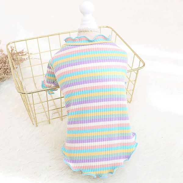 dog apparel stripe rainbow cotton t-shirts for dogs autumn winter indoor comfort pet coat pajamas cat puppies cloth animal chihuahua pug
dog apparel stripe rainbow cotton t-shirts for dogs autumn winter indoor comfort pet coat pajamas cat puppies cloth animal chihuahua pug