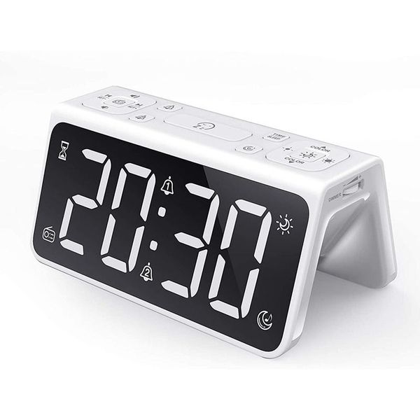 other clocks & accessories digital alarm clock for bedroom with 2 usb charging , led night lights white noise ,adjustable volume
other clocks & accessories digital alarm clock for bedroom with 2 usb charging , led night lights white noise ,adjustable volume