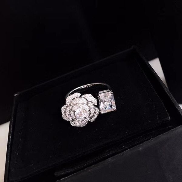 cluster rings pure 925 sterling silver jewelry for women camellia flower cz diamond wedding engagement rose ring luxury, Golden;silver
cluster rings pure 925 sterling silver jewelry for women camellia flower cz diamond wedding engagement rose ring luxury, Golden;silver