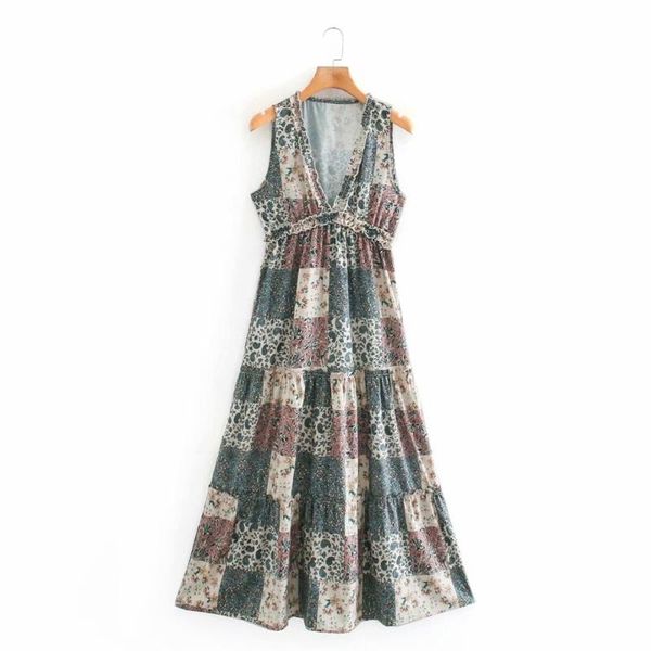 casual dresses 2021 autumn female european and beautiful women loose thin wild v-neck sleeveless patchwork printed dress, Black;gray
casual dresses 2021 autumn female european and beautiful women loose thin wild v-neck sleeveless patchwork printed dress, Black;gray