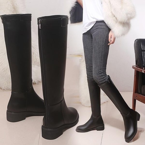 boots women's autumn and winter high tube shoes wool super fiber pu increased black female knight
boots women's autumn and winter high tube shoes wool super fiber pu increased black female knight