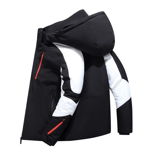 winter mens down jacket big pocket thicken parka male -30 degrees casual waterproof down coat warm mens windbreaker, Black
winter mens down jacket big pocket thicken parka male -30 degrees casual waterproof down coat warm mens windbreaker, Black