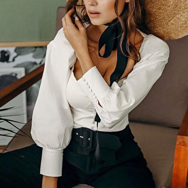 square collar puff sleeve lace up buttons blouses shirts women short casual backless elegant blusa woven autumn white women's &
square collar puff sleeve lace up buttons blouses shirts women short casual backless elegant blusa woven autumn white women's &