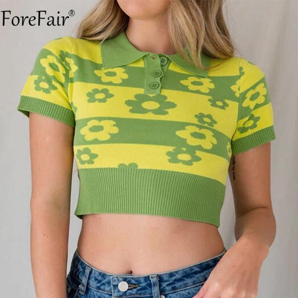 women's t-shirt women green y2k crop short sleeve tee print floral knitted button turn down collar t shirt casual t-sh u6, White
women's t-shirt women green y2k crop short sleeve tee print floral knitted button turn down collar t shirt casual t-sh u6, White