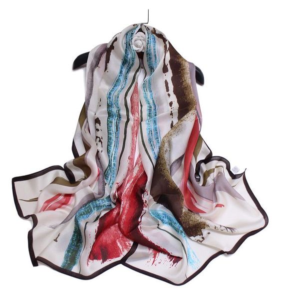 scarves special color bar print neck scarf natural silk lady muffler filament yarn headband turban wholesale drop kcj79, Blue;gray
scarves special color bar print neck scarf natural silk lady muffler filament yarn headband turban wholesale drop kcj79, Blue;gray