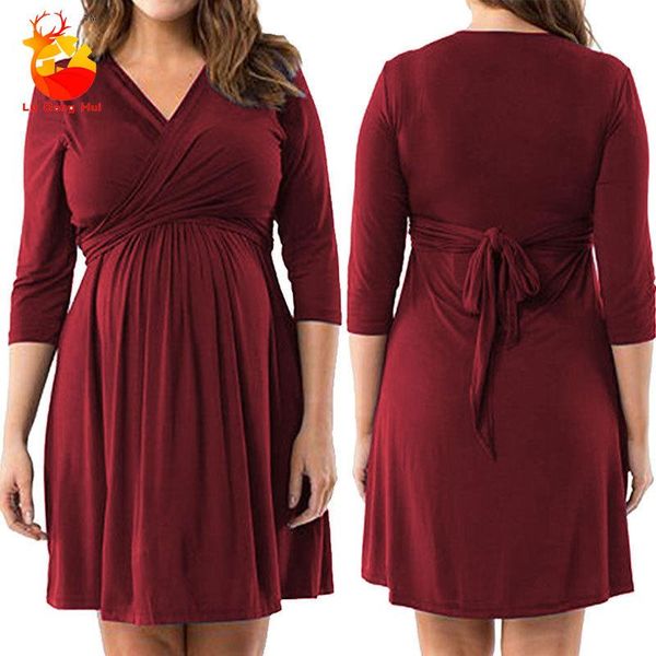 maternity fashion v-neck fake two-piece dress casual loose plus size women's long skirt cotton clothes dresses, White
maternity fashion v-neck fake two-piece dress casual loose plus size women's long skirt cotton clothes dresses, White