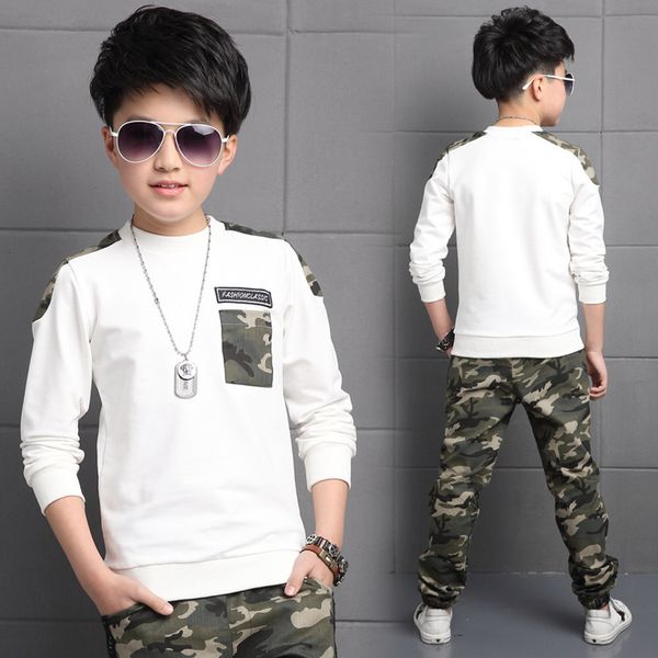 clothing sets teen kids baby boys letter tracksuit camouflage pants 2pcs set toddler child outfits long sleeve clothes c0225, White
clothing sets teen kids baby boys letter tracksuit camouflage pants 2pcs set toddler child outfits long sleeve clothes c0225, White
