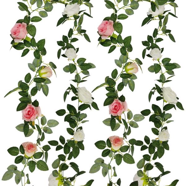 decorative flowers & wreaths 2m artificial rose vine hanging for wall decoration rattan fake plants leaves garland romantic wedding home dec
decorative flowers & wreaths 2m artificial rose vine hanging for wall decoration rattan fake plants leaves garland romantic wedding home dec