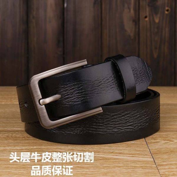 head embossed leather pin buckle leisure young and middle-aged men's belt, Black;brown
head embossed leather pin buckle leisure young and middle-aged men's belt, Black;brown