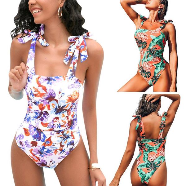 one-piece suits women swimsuit solid color flat u-shaped front neckline european and american strappy swimwear
one-piece suits women swimsuit solid color flat u-shaped front neckline european and american strappy swimwear