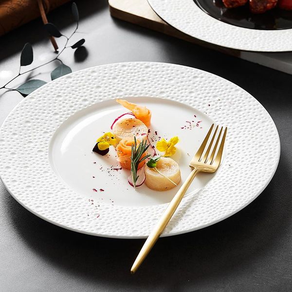 dishes & plates simple luxury black and white ceramic western steak plate modern home round ramen salad dessert commercial tableware
dishes & plates simple luxury black and white ceramic western steak plate modern home round ramen salad dessert commercial tableware
