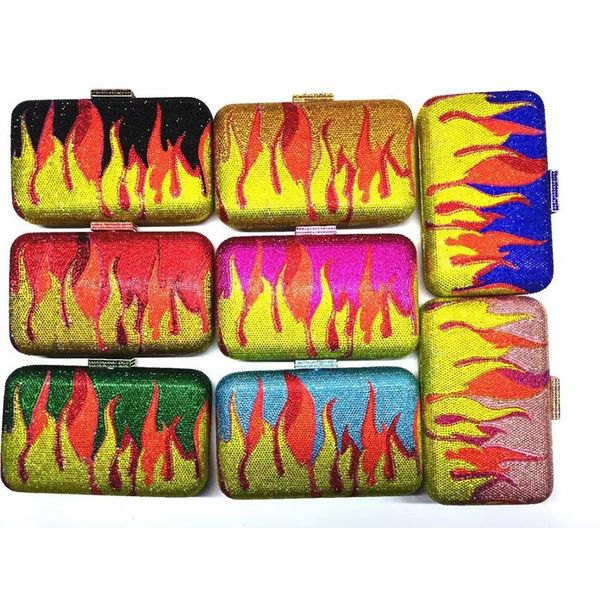 evening bags arrival black/blue/green 8 colors fire shape women crystal clutch bag fashion ladies phone wedding party prom clutches
evening bags arrival black/blue/green 8 colors fire shape women crystal clutch bag fashion ladies phone wedding party prom clutches