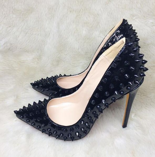 fashion luxury designs women bridal shoes red bottoms high heels 8cm 10cm 12cm rivets plus size eu34 to 43 44 45 pointed toes pumps black pi
fashion luxury designs women bridal shoes red bottoms high heels 8cm 10cm 12cm rivets plus size eu34 to 43 44 45 pointed toes pumps black pi