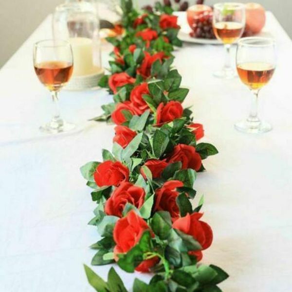 decorative flowers & wreaths 1pc/setartificial flower vine 2.2m artificial silk rose leaf garland ivy wedding decor
decorative flowers & wreaths 1pc/setartificial flower vine 2.2m artificial silk rose leaf garland ivy wedding decor