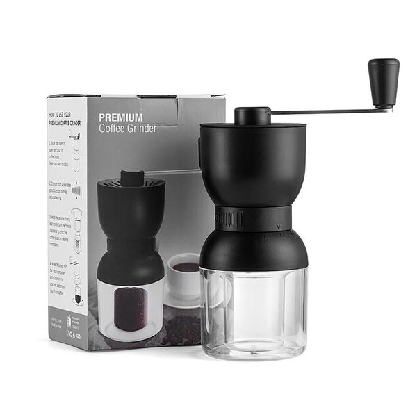 manual coffee grinders hand crank grinder acrylic adjustable 4 levels pepper kitchen tool
manual coffee grinders hand crank grinder acrylic adjustable 4 levels pepper kitchen tool