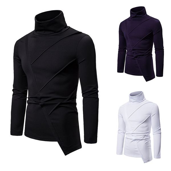 men's t-shirts fall fashion trend shirts, dark slim high-neck irregular long-sleeved t-shirts 12101314xh06 0tmt, White;black
men's t-shirts fall fashion trend shirts, dark slim high-neck irregular long-sleeved t-shirts 12101314xh06 0tmt, White;black