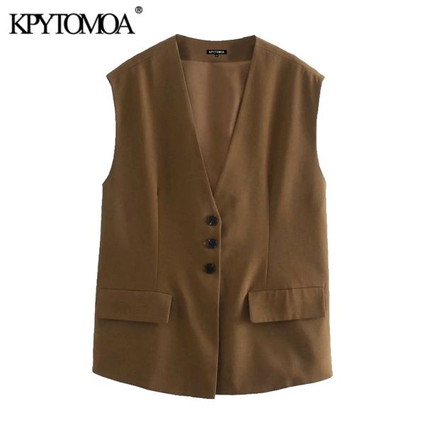 women fashion with buttons pleated waistcoat vintage v neck sleeveless female vest outerwear chic 210421, Black;white
women fashion with buttons pleated waistcoat vintage v neck sleeveless female vest outerwear chic 210421, Black;white