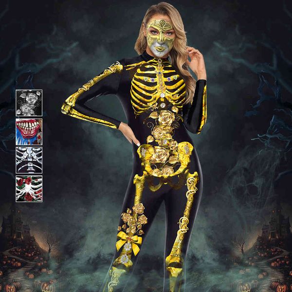 theme costumes for women horror zombie female skeleton costume halloween clothes jumpsuit bodycon s-xl, Black;red
theme costumes for women horror zombie female skeleton costume halloween clothes jumpsuit bodycon s-xl, Black;red