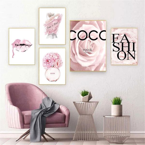 paintings girl lips print fashion poster pink flower perfume wall art canvas painting quotes vogue posters picture living room decor
paintings girl lips print fashion poster pink flower perfume wall art canvas painting quotes vogue posters picture living room decor