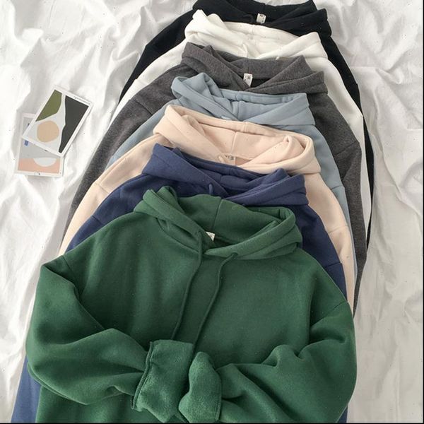 velvet thickened hooded casual women hoodie solid long sleeve loose pullover female harajuku green blue autumn hoodies, Black
velvet thickened hooded casual women hoodie solid long sleeve loose pullover female harajuku green blue autumn hoodies, Black