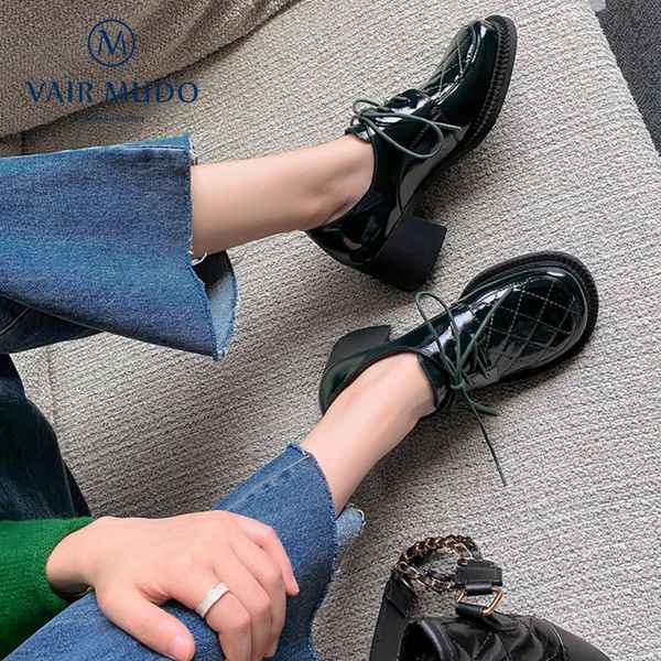dress shoes vair mudo women pumps high heels patent leather square heel mary janes black green casual solid footwear d238l
dress shoes vair mudo women pumps high heels patent leather square heel mary janes black green casual solid footwear d238l