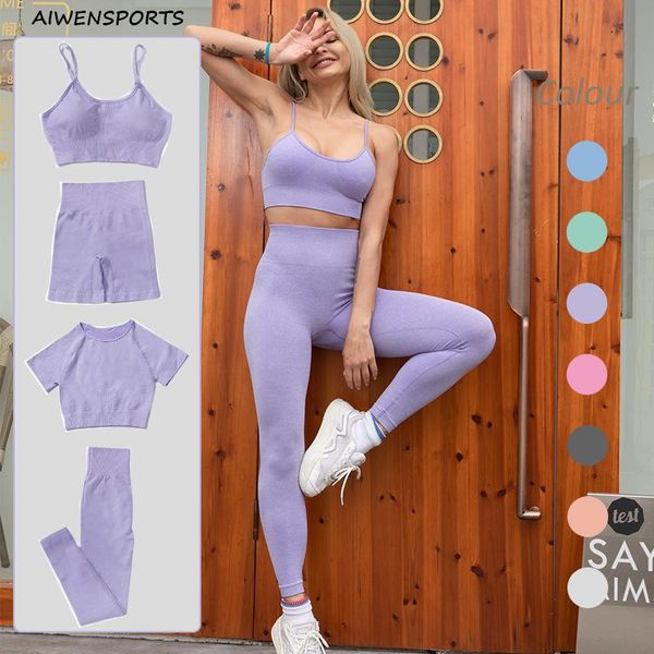 yoga outfit 2/3/4 pcs/set set seamless gym clothing sports bra short and high waist leggings sportswear sport for woman
yoga outfit 2/3/4 pcs/set set seamless gym clothing sports bra short and high waist leggings sportswear sport for woman