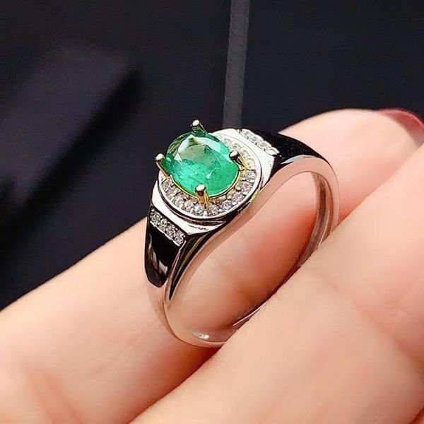 cluster rings gift real and natural emerald ring 925 sterling silver fine jewelry for men or women, Golden;silver
cluster rings gift real and natural emerald ring 925 sterling silver fine jewelry for men or women, Golden;silver