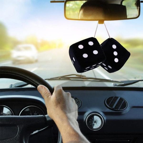pair fuzzy dice white dots rear view mirror hangers vintage car pendant interior decoration auto accessories 6 color1
pair fuzzy dice white dots rear view mirror hangers vintage car pendant interior decoration auto accessories 6 color1