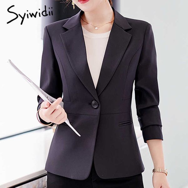 syiwidii 6 color blazers and jackets office lady slim pink black white blue korean fashion clothes spring coat 210930, White;black
syiwidii 6 color blazers and jackets office lady slim pink black white blue korean fashion clothes spring coat 210930, White;black
