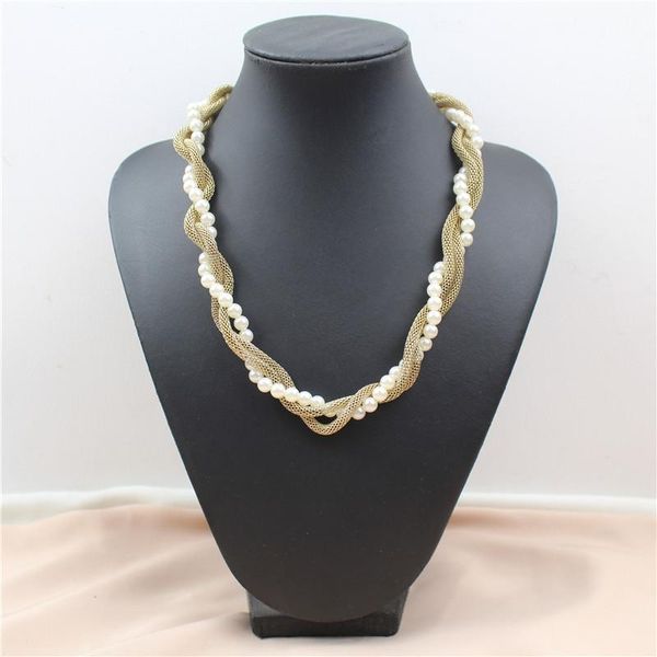 chains twist shape snake chain acrylic pearl personality fashion female clavicle, Silver
chains twist shape snake chain acrylic pearl personality fashion female clavicle, Silver